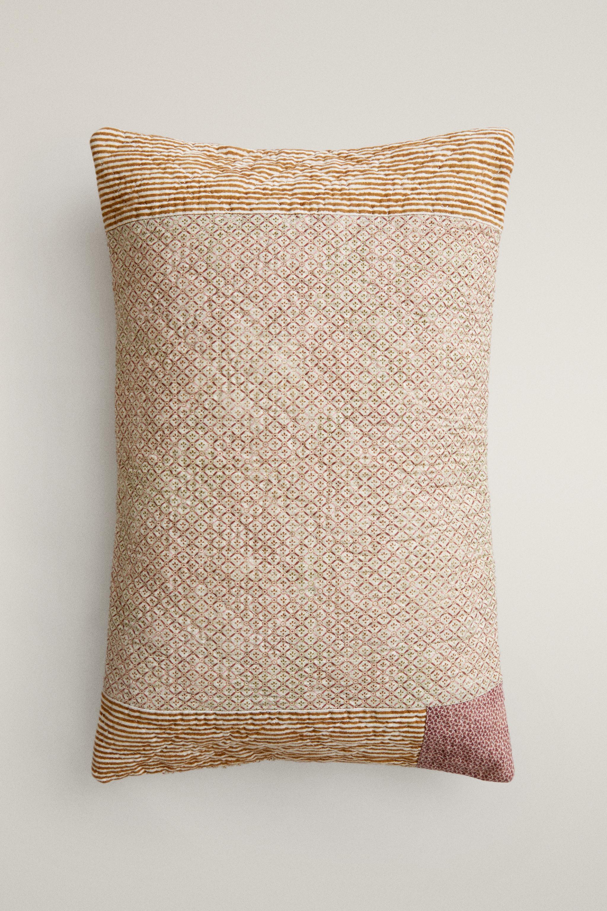 MIXED PRINT THROW PILLOW COVER | KATHARINE POLE